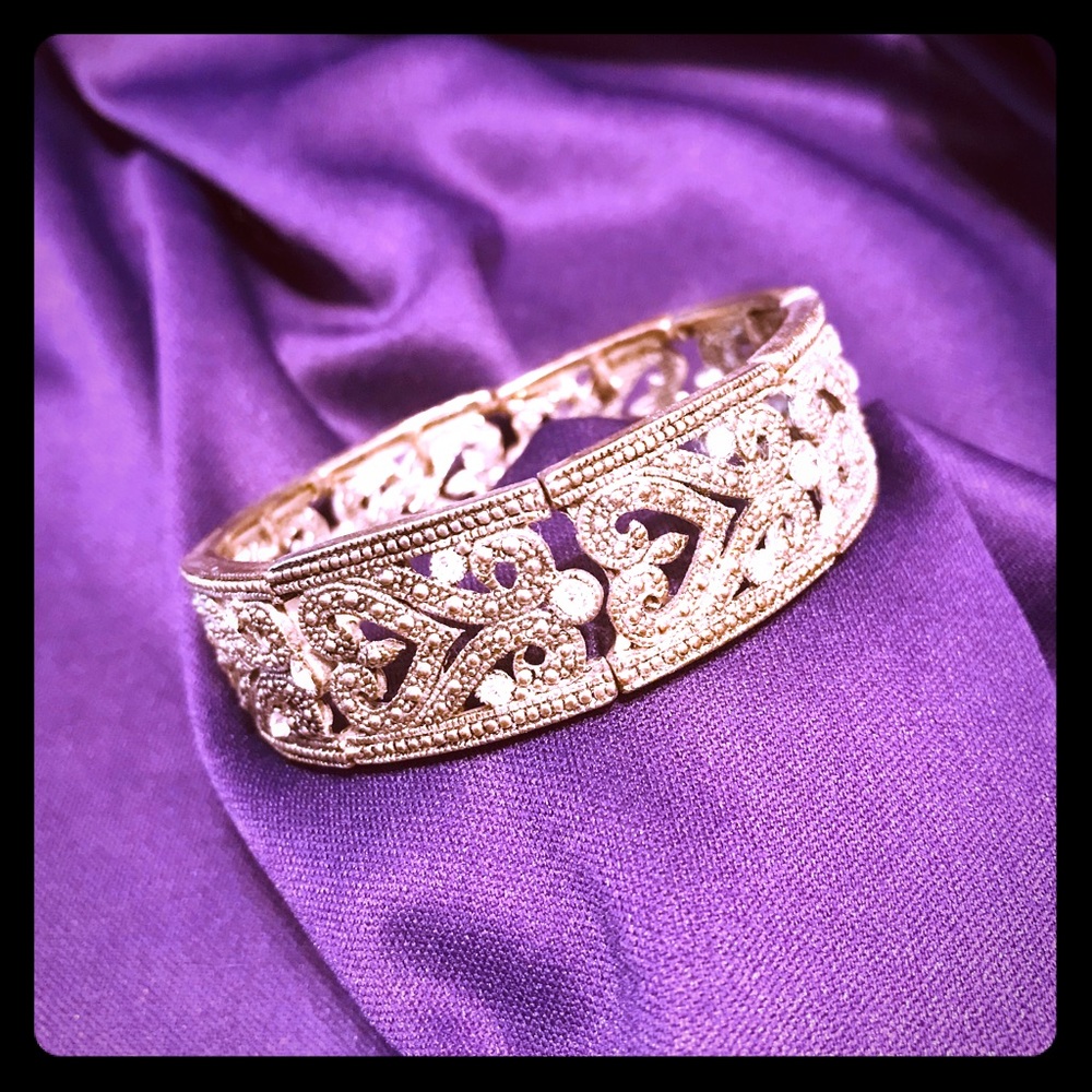 Vintage Filigree Stretch Bracelet